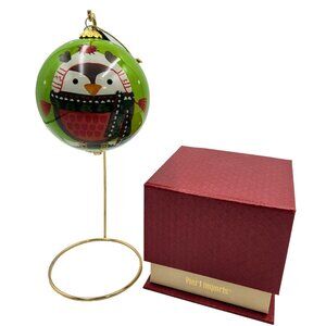 Pier 1 Li Bien Owl Christmas Ornament Decoration 2017 With Box Read